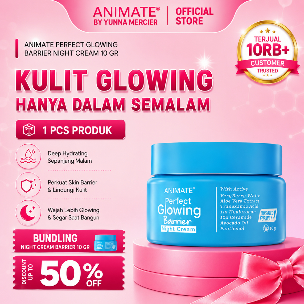 Animate Perfect Glowing Barrier Night Cream 10 gr