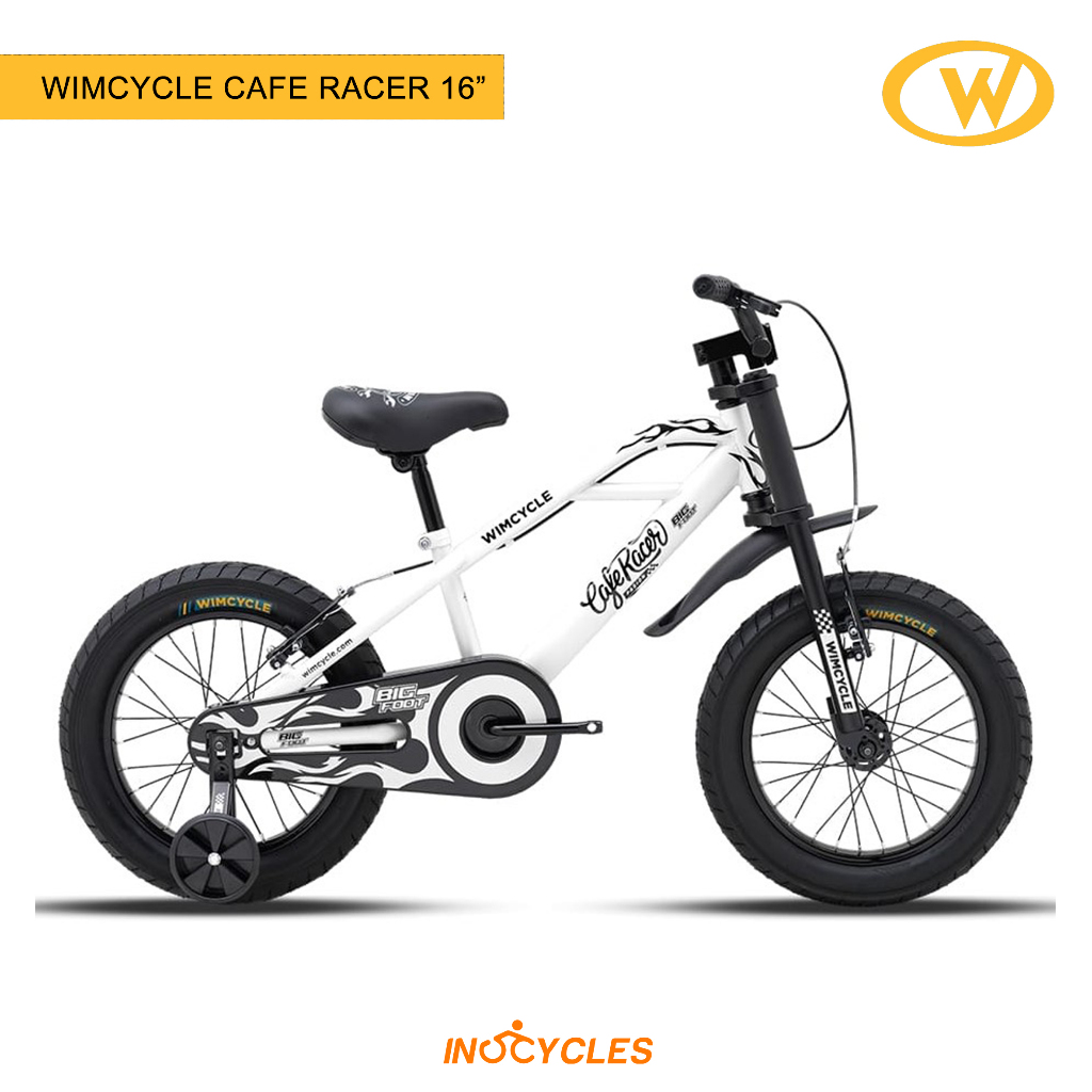 WIMCYCLE Cafe Racer 16 inch Sepeda Anak BMX
