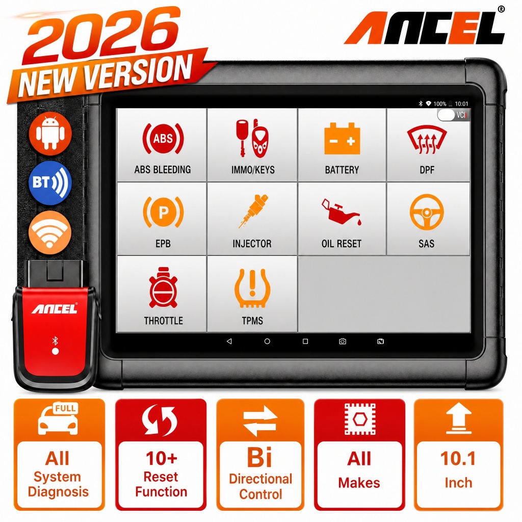ANCEL X6 OE-Level Obd2 Bluetooth Obd2 Scanner Car Scanner Car Diagnosis Odb2 Car Diagnostic Tool OBD