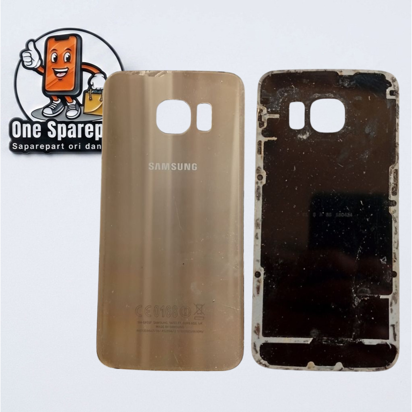 Backdoor Tutup Belakang Samsung S6 Edge Second Copotan