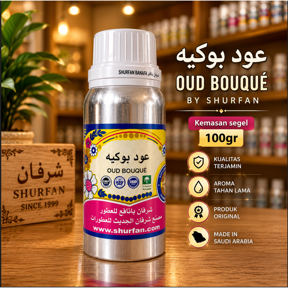 OUD BUKIAH SEGEL 100GRAM BY SHURFAN BANAFA