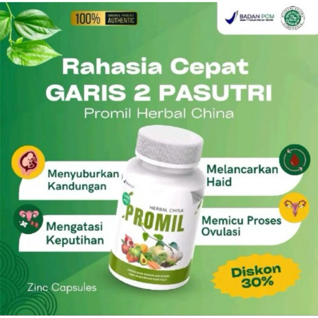 PROMIL HERBAL CINA AMPUH CEPAT HAMIL