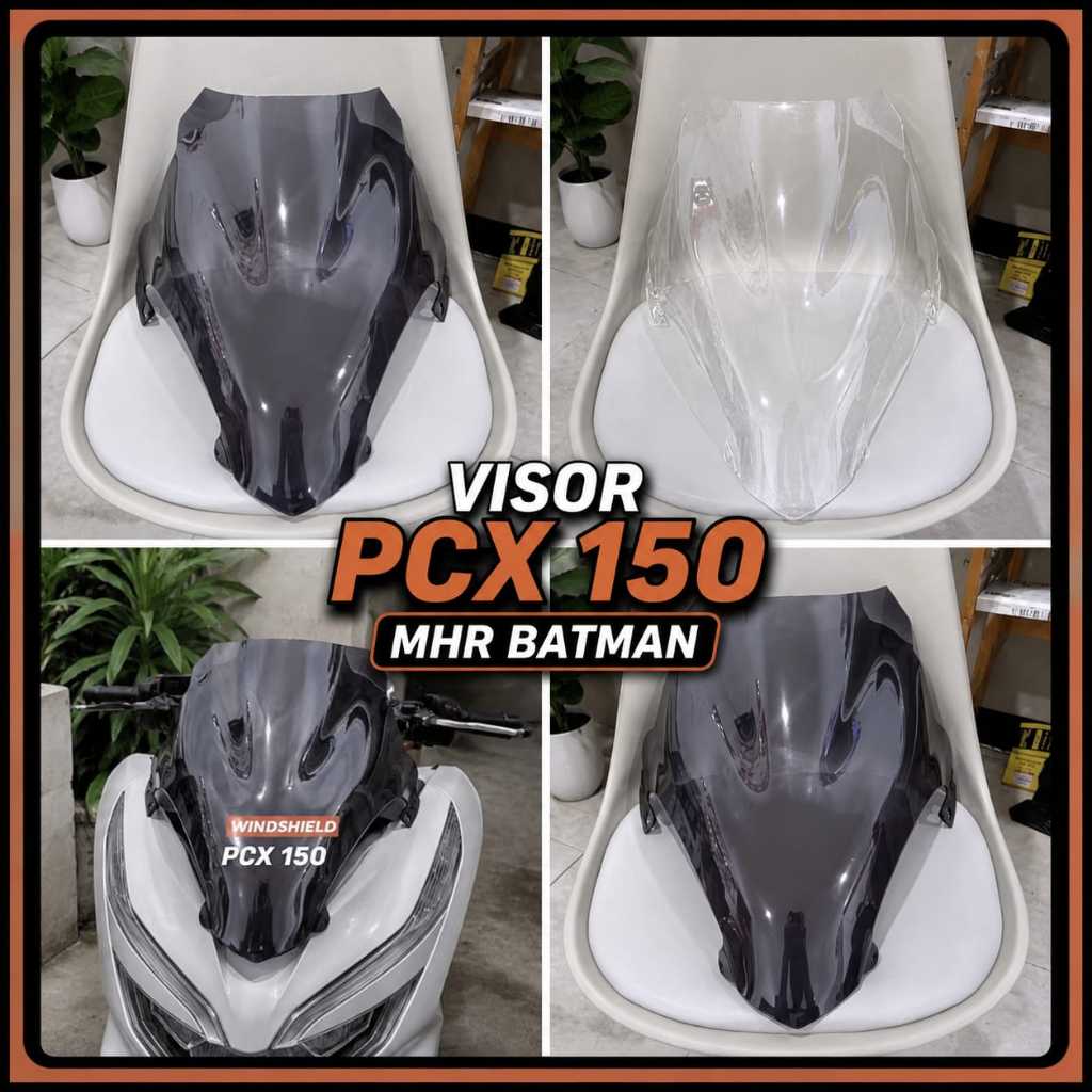 VISOR PCX 150  MODEL MHR BATMAN VISOR WINDSHIELD AKRILIK PCX 150