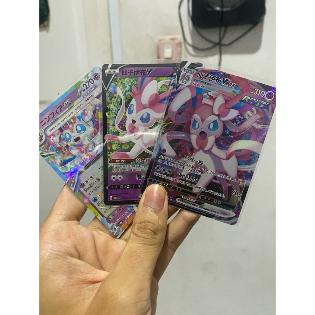 kartu pokemon sylveon set