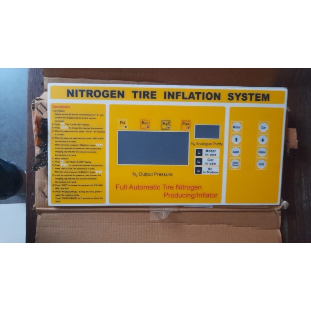 panel mesin nitrogen - sparepart panel nitrogen - striker panel mesin nitrogen flyspeed fs 4000 nitr