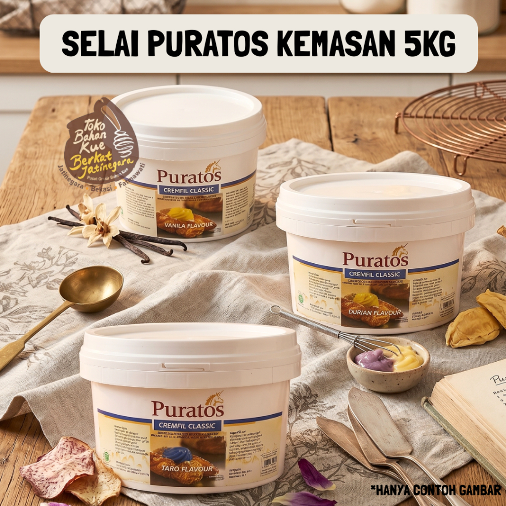 SELAI  PURATOS ALL VARIAN/ SELAI CREMFIL  KEMASAN 5 KG