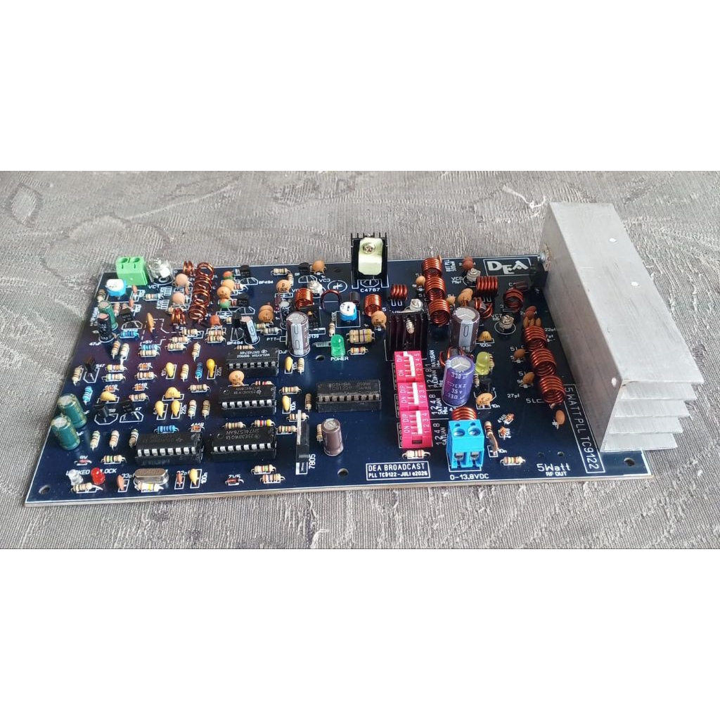 kit pll tc9122 pakai transistor c1971