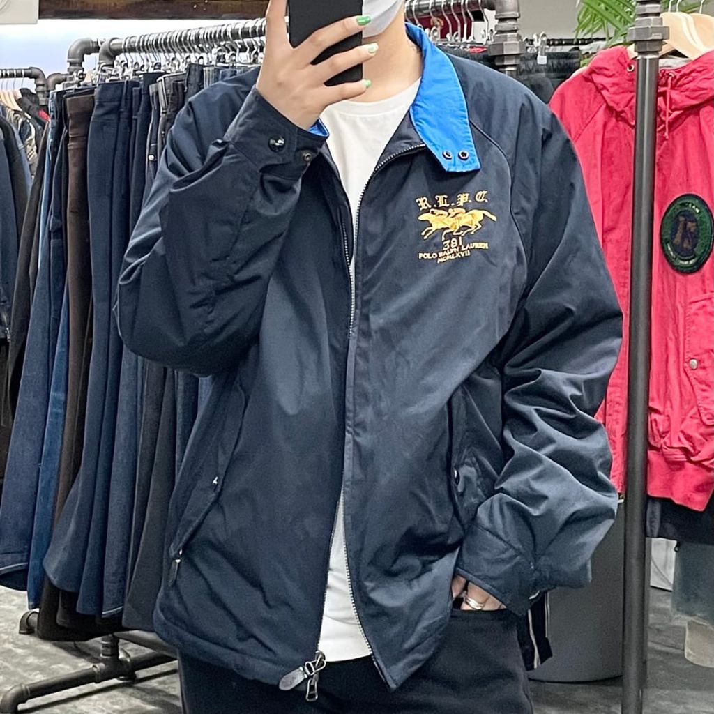 Polo Ralph Lauren Harrington Jacket Casual Double Zipper Work Jacket Flight Jacket Bomber Swing Jake