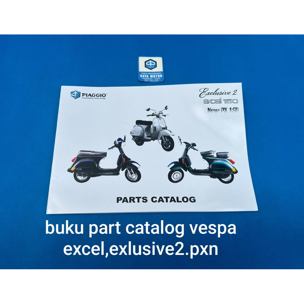 buku katalog catalog par vespa corsa,excel