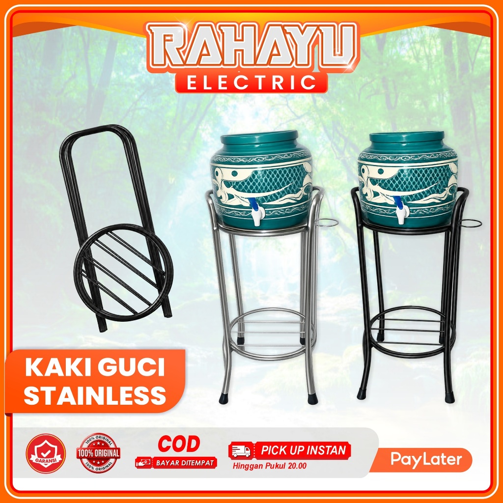 Kaki Guci Stainless / Meja Guci / Rak Meja Guci Galon Air