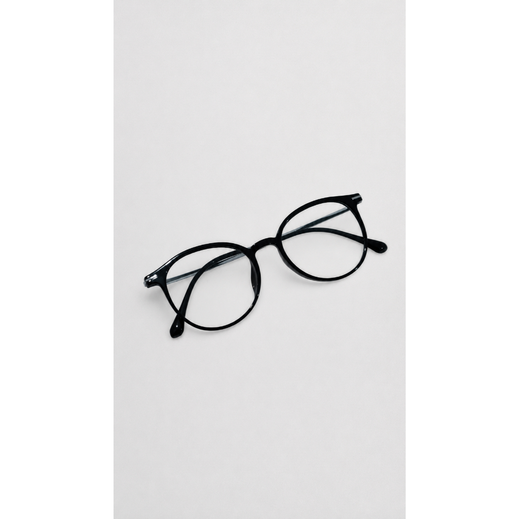 Kacamata Fashion Frame Oval Bahan Plastik Premium Unisex TR5004