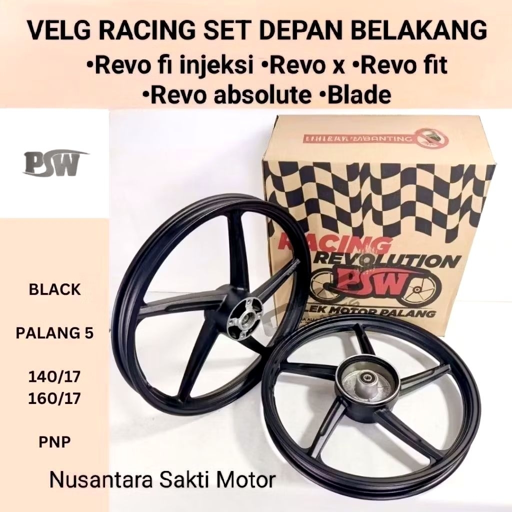 ( Velg Racing Set revo f1 fi fit revo x absolute blade fit injeksi ) velek variasi recing standar de