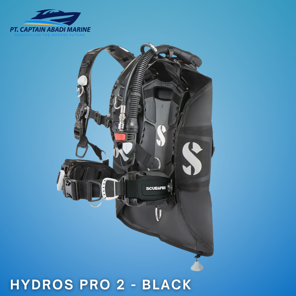 SCUBAPRO BCD HYDROS PRO 2 UNISEX -Black / Alat Selam BCD Scubapro Hydros Pro 2