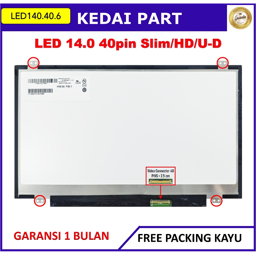 LCD LED LAYAR SCREEN ASUS X450 X450C X450J X450JF X450CA