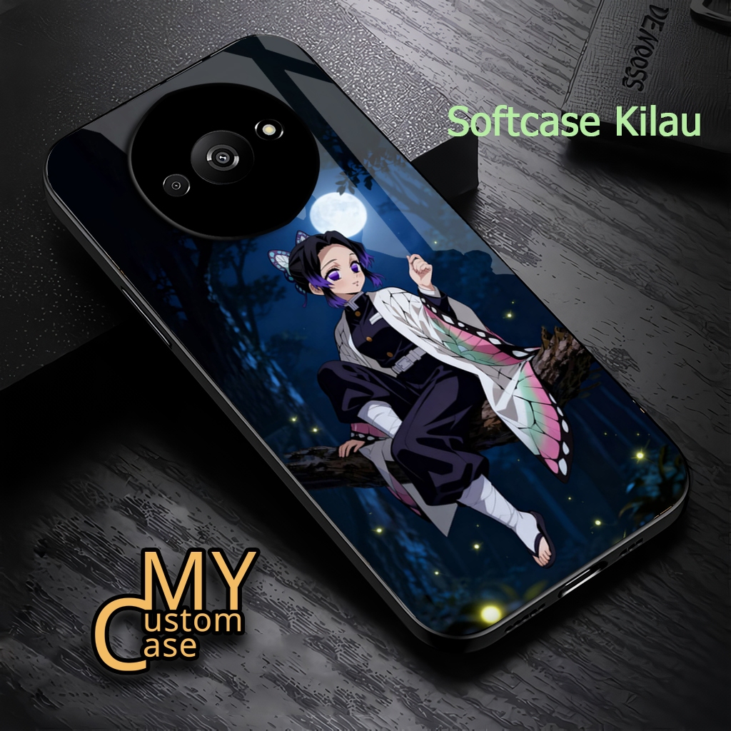 {MCC610} Softcase Kilau Xiaomi Poco C75 Redmi 14C REDMI A3 Case Kaca Xiaomi Kasing Mika Pelindung Si