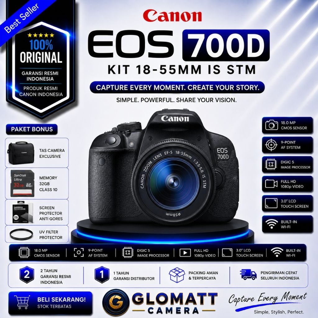 CANON EOS 700D KIT 18-55MM IS STM / CANON 700D KIT 18-55MM IS STM