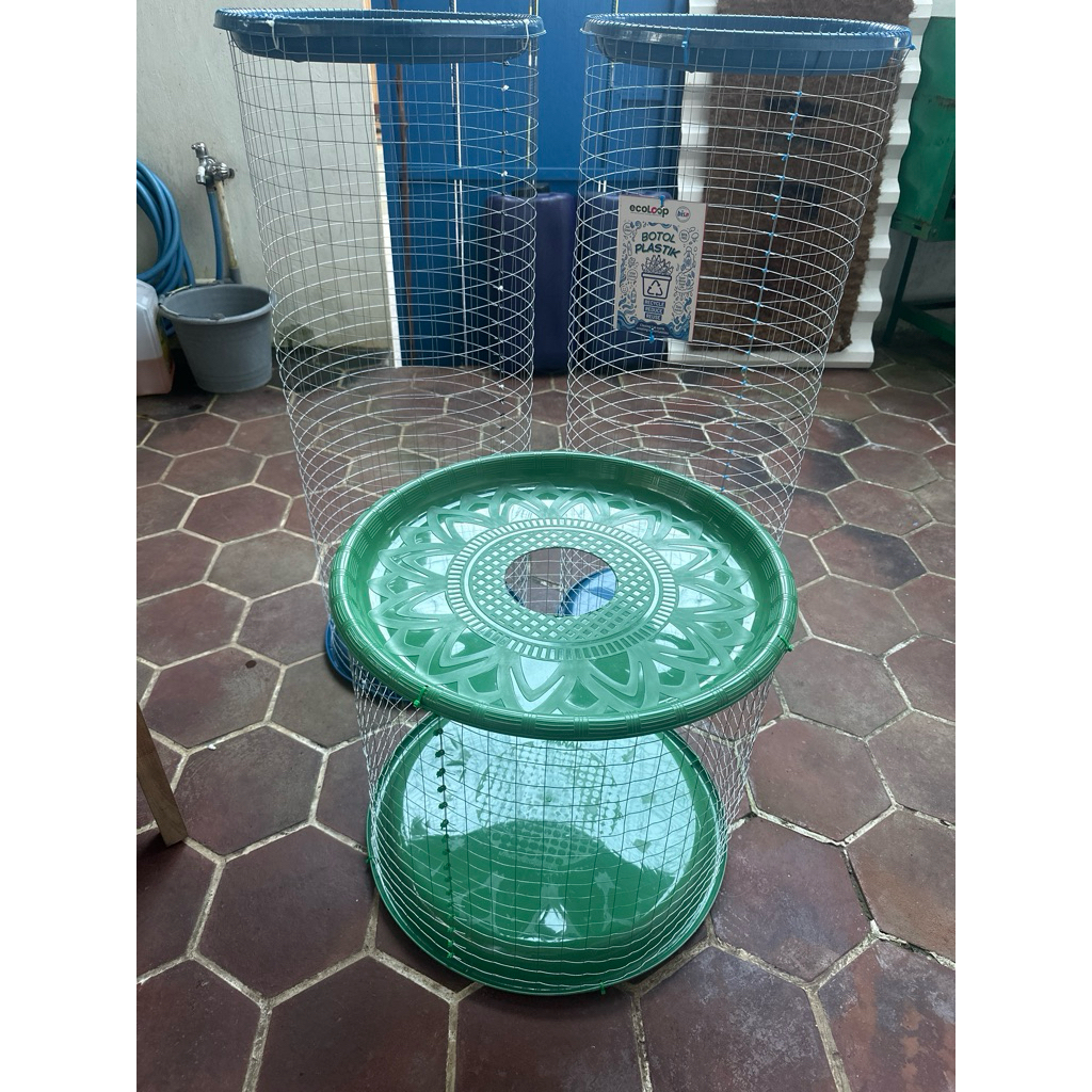 keranjang Sampah kawat 60cm x 90cm