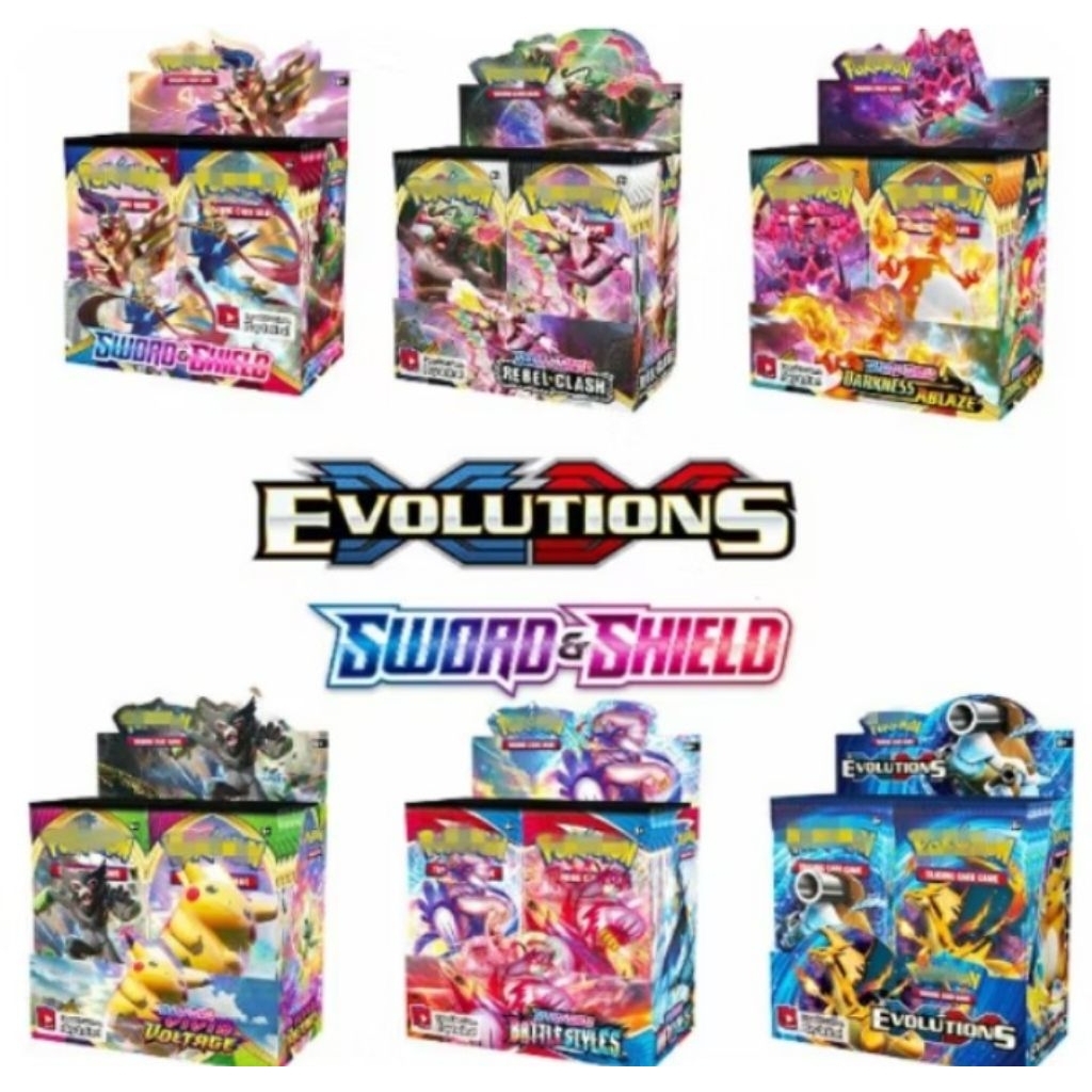 KARTU POKEMON/POKEMON CARDS BOOSTER PACK EVOLUTIONS