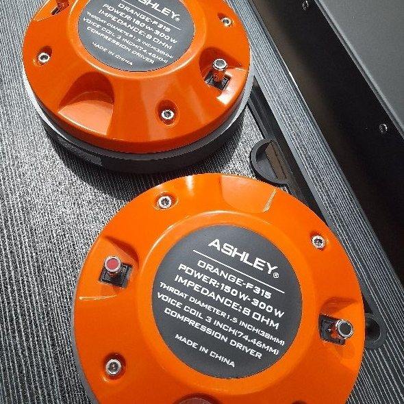 Tweeter Ashley F315 Orange Original Driver F 315 Twitter High Twiter Ashley Voice Coil 3 Inch