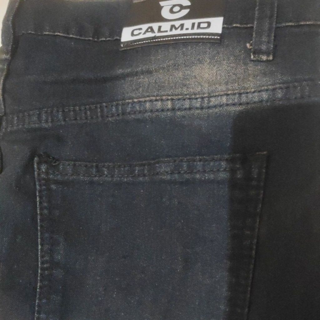 Celana jeans pensil reject pria