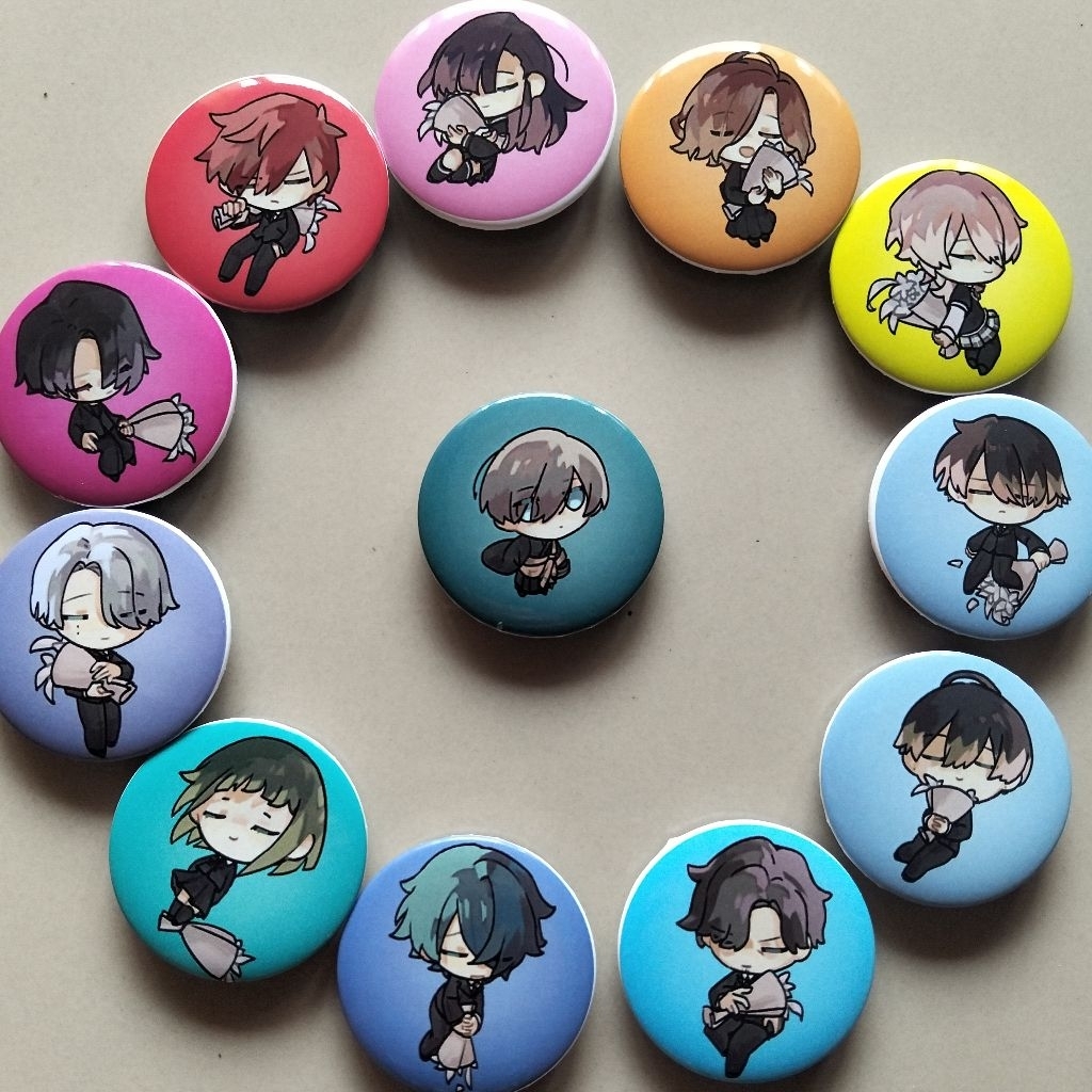 Milgram 4th Anniversary Chibi Pins