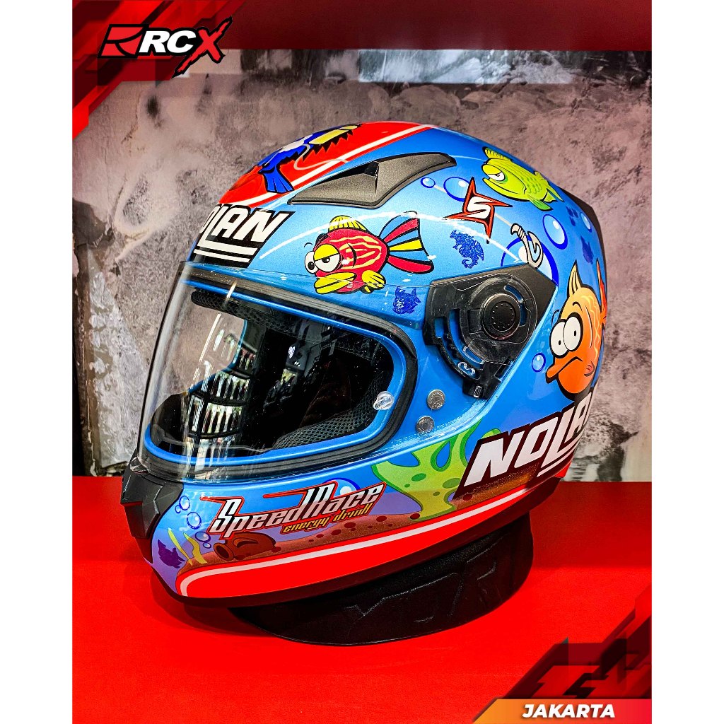 Helm Nolan N60.5 Melandri Aquarium Original Second 2nd Bekas RCX