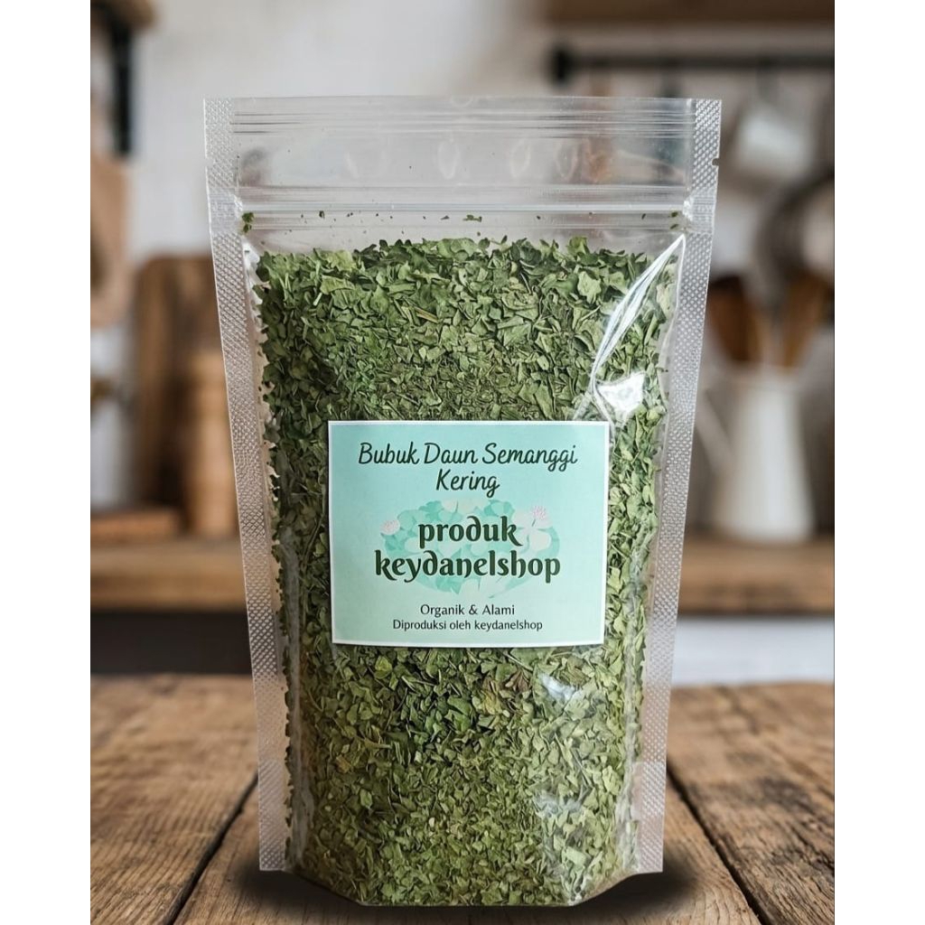 Daun semanggi kering murni daun tanpa batang 200 gram