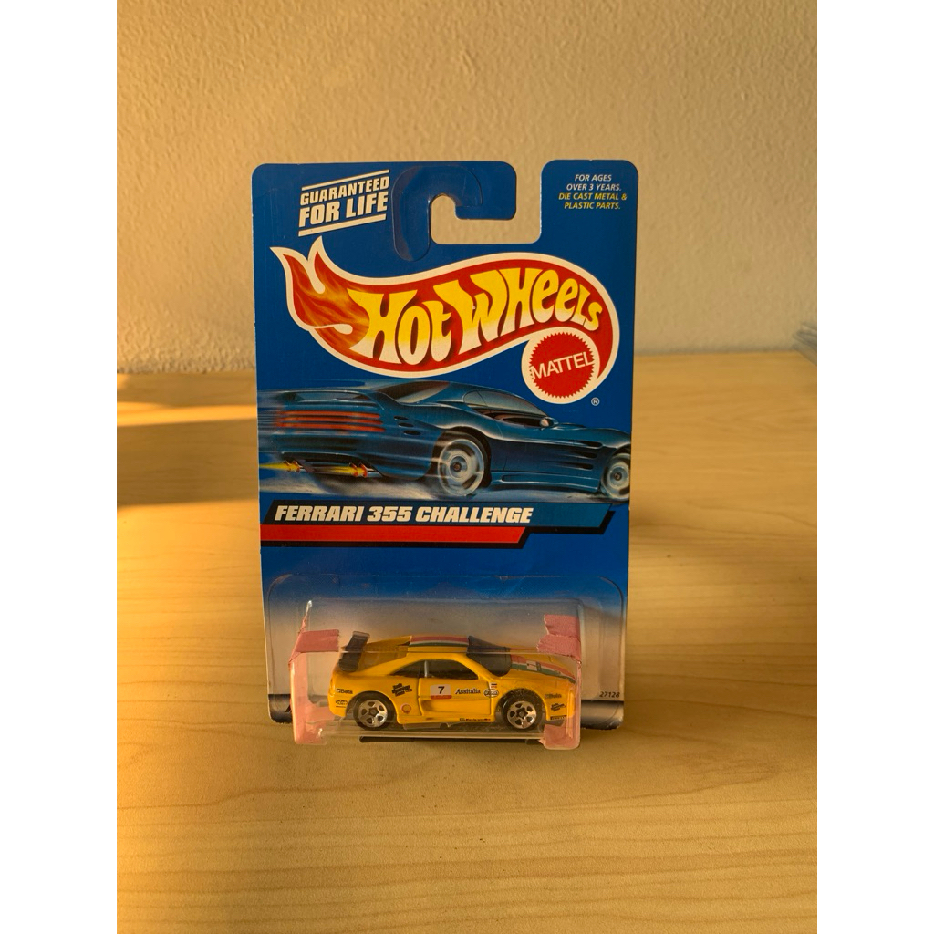 hot wheels ferrari 355 challenge kuning