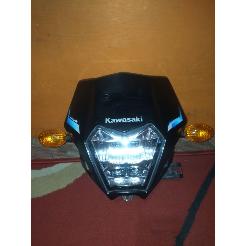 Headlamp batok lampu depan set Speedometer KLX 150 SM SE original