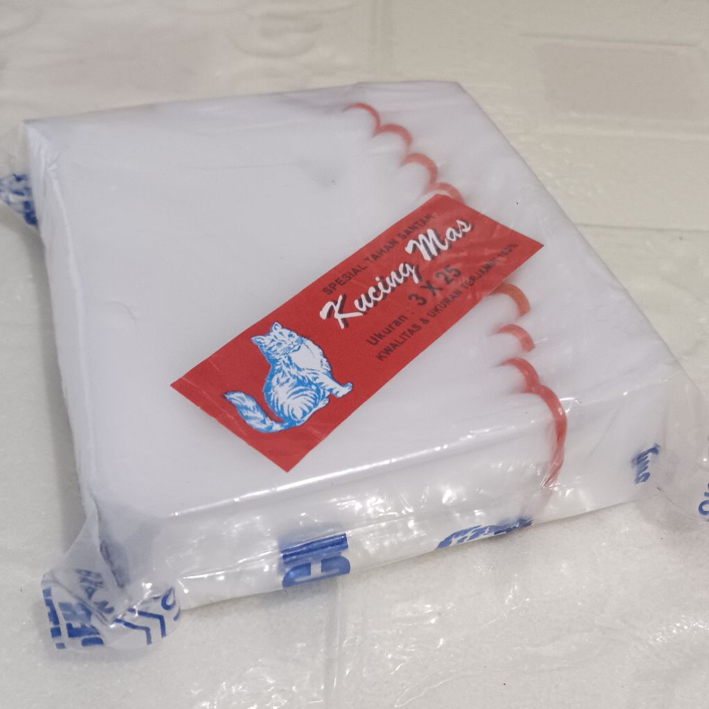 Plastik HD Kucing Mas 3x25 Kemasan Es Lilin Mambo Yoghurt Bumbu