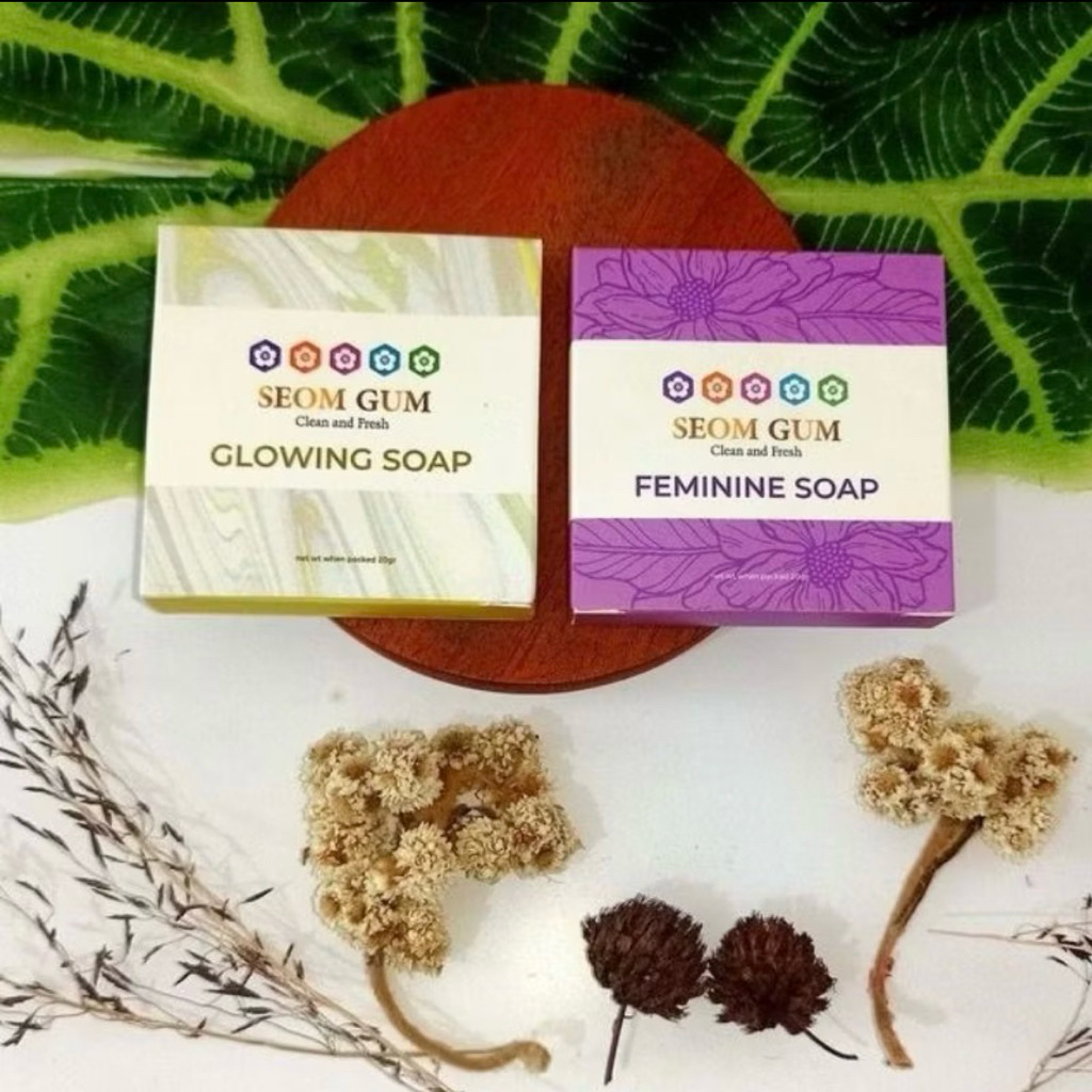 SABUN SEOM GUM GLOWING | SEOM GUM FEMININE SOAP | SABUN GLOWING MULTIFUNGSI ORI BPOM