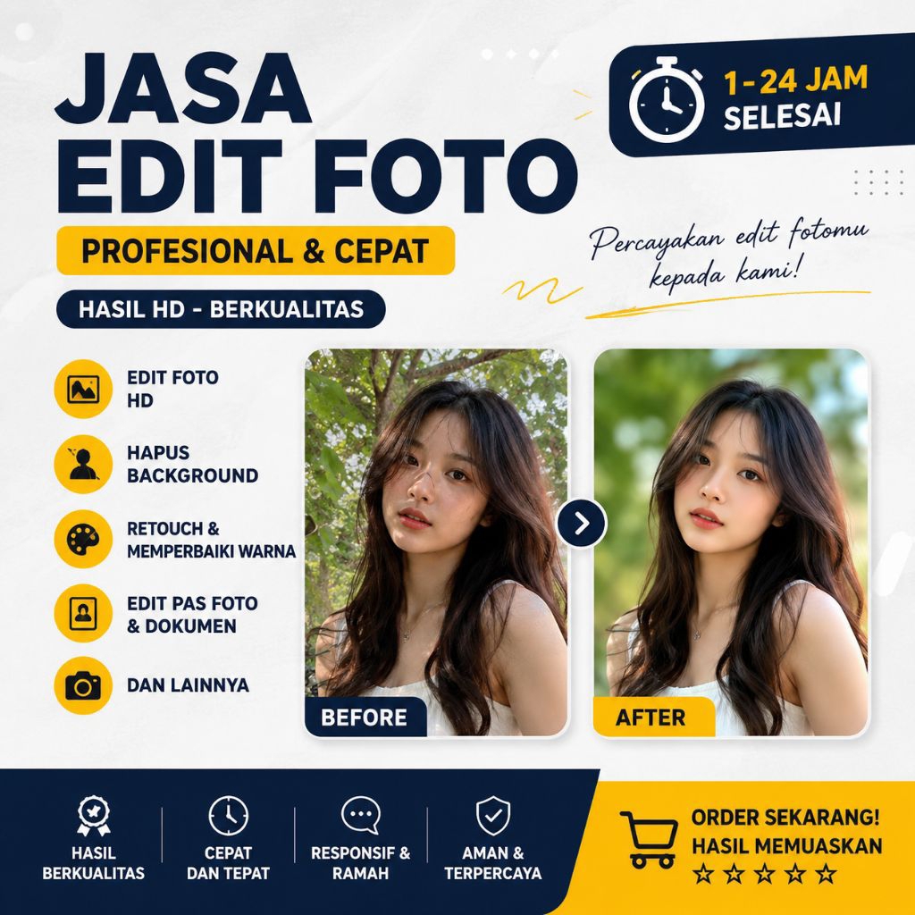 Jasa Edit Foto / Video Produk Digital Murah Meriah