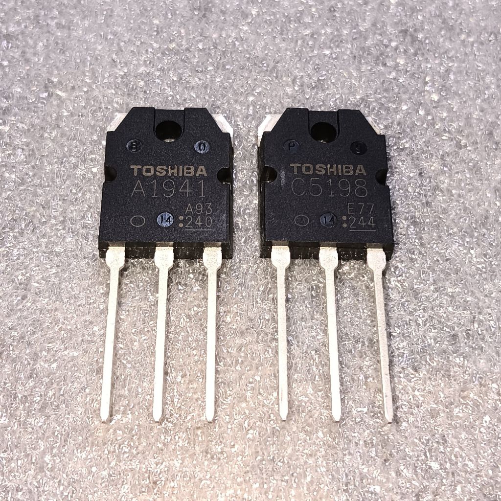 1 set Transistor Final A1941 dan C5198 Original Toshiba