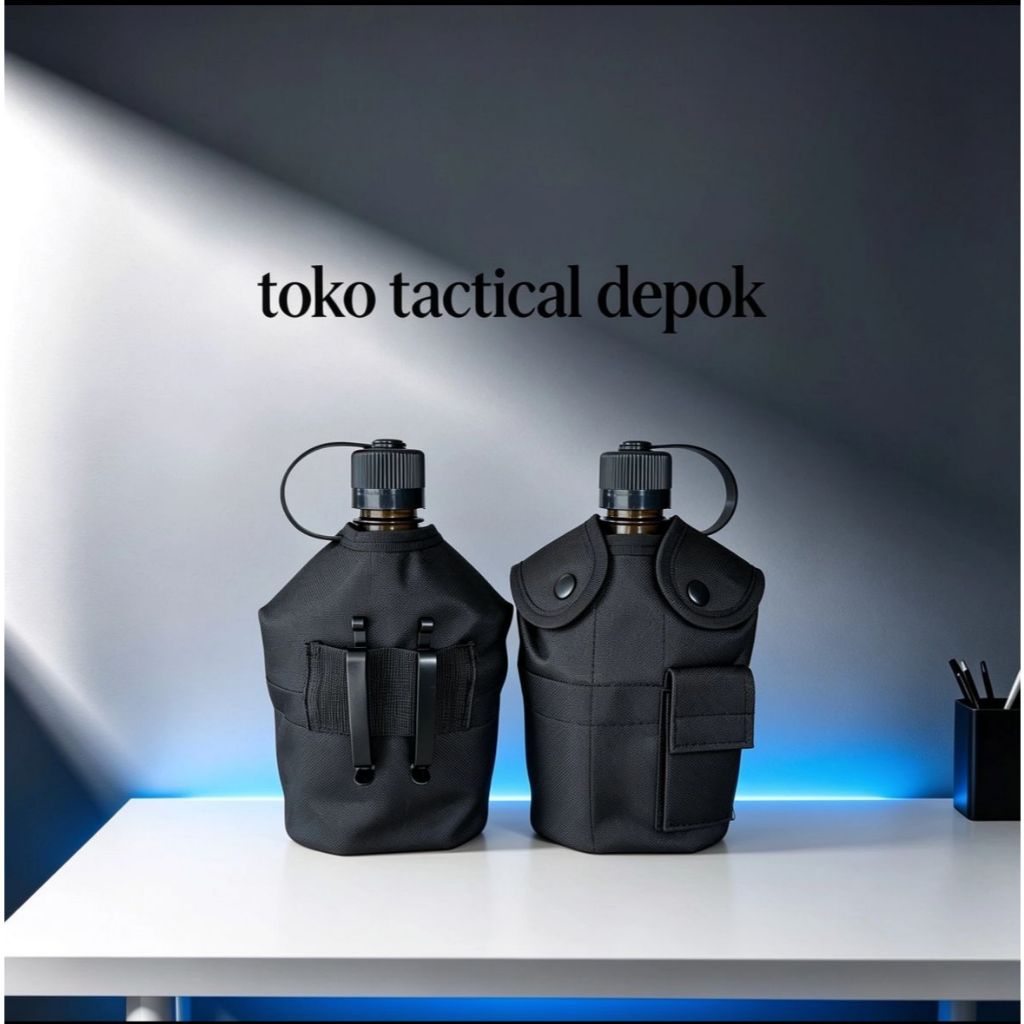 Peples US Import Hitam Full Set/Veples Pendidikan TNI Dan POLRI/Tempat Air Minum