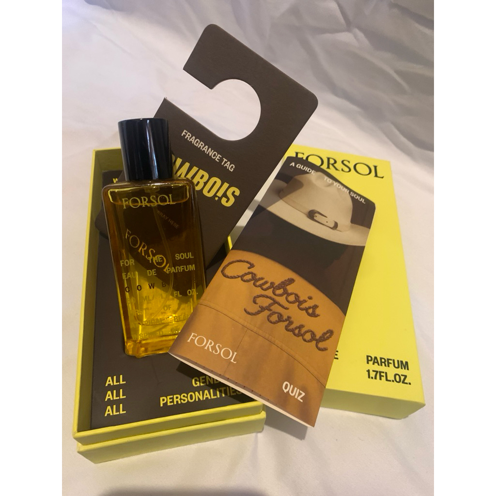 parfume forsol - cowbois 50ml