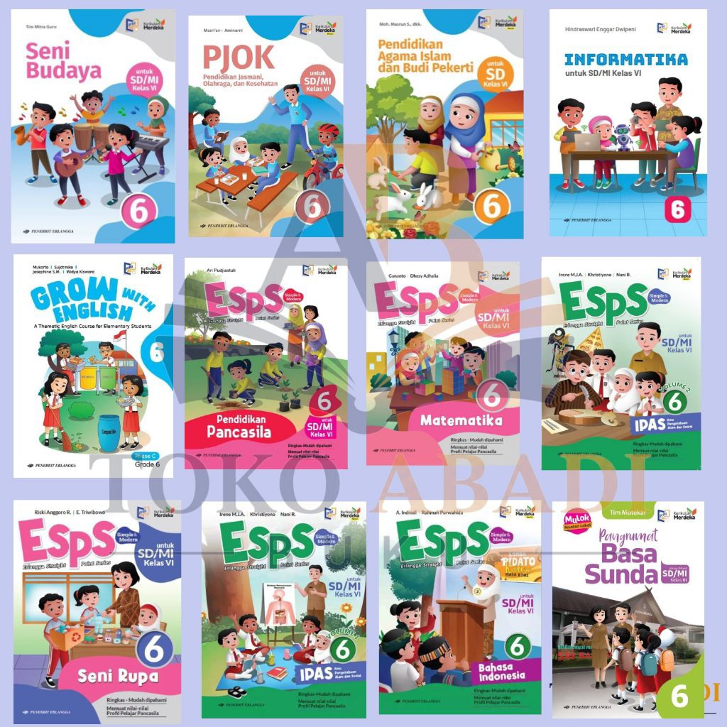 RE KURIKUM MERDEKA REVISI TERBARU (SEMUA KLS 6 SD) ESPS MATEMATIKA, ESPS PENDIDIKAN PANCASILA, ESPS 