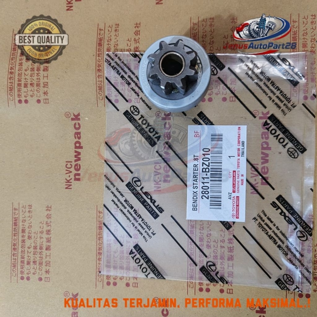 BENDIX STATER BENDIX STARTER TOYOTA AVANZA 8T 28011-BZ010
