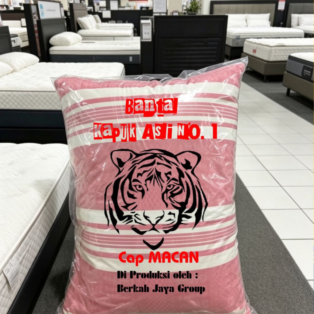 Bantal Kapuk Asli Cap MACAN Bantal Kepala/Bantal Kapuk Randu Asli