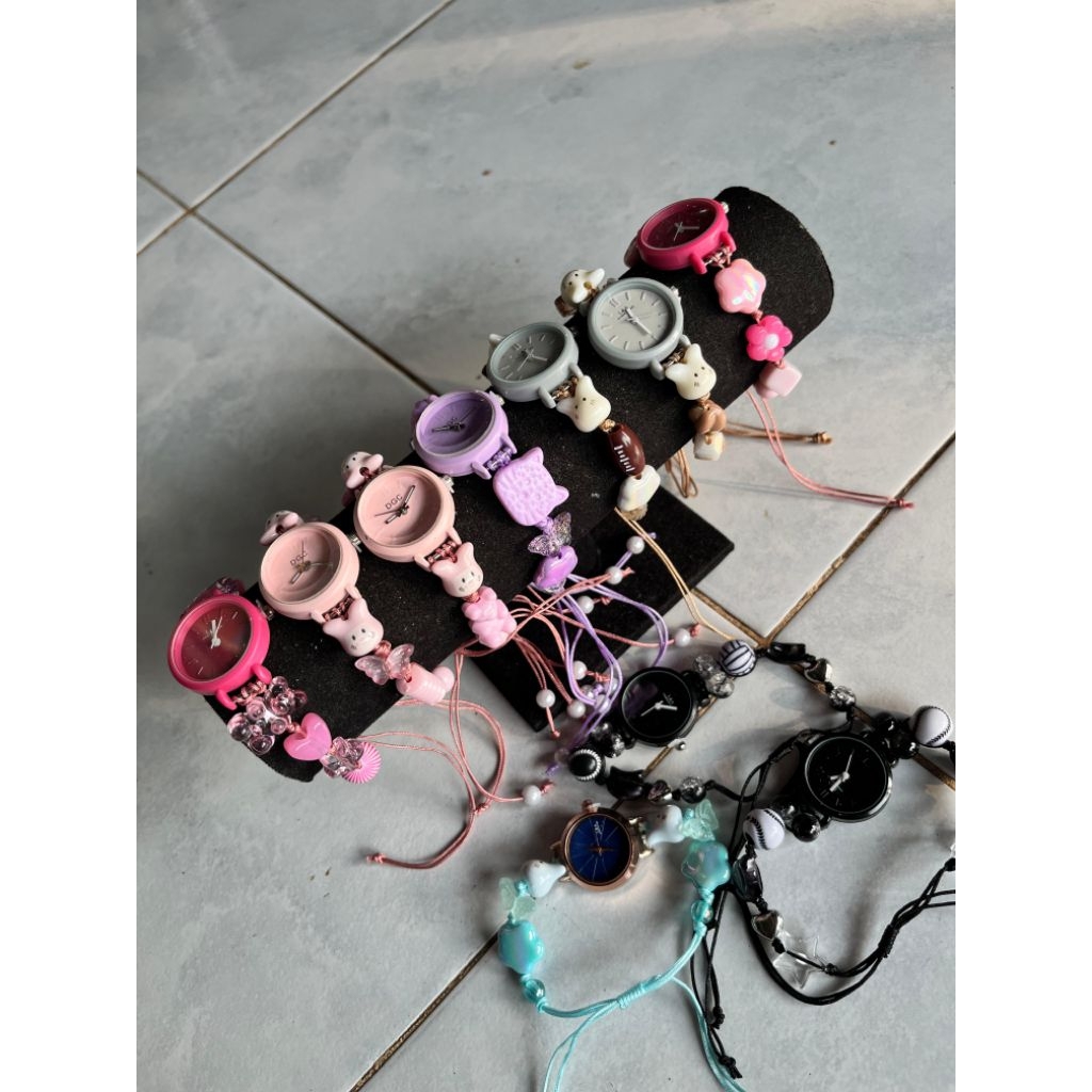 Jam tangan Manik Tali Serut || Jam tangan Viral