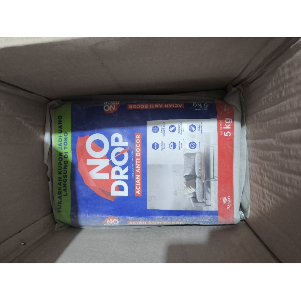 Acian semen plester Anti Bocor NoDrop Kemasan 5 kg