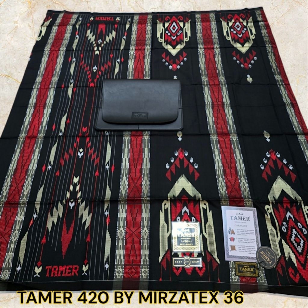 Sarung TAMER Full Sutera 420 SGE (Full Sutera 2 x 210) BY MIRZATEX