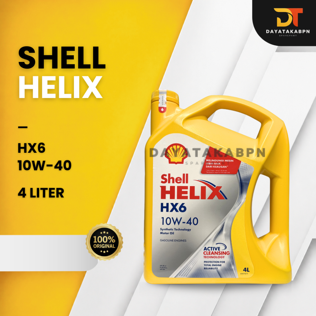 Oli Shell Helix HX6 10W-40 4 Liter