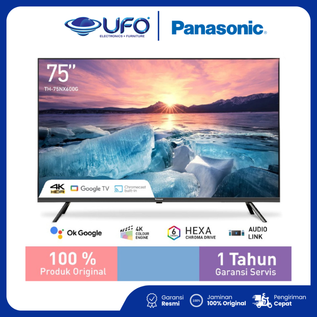 PANASONIC TV TH75NX600G LED Smart Android 4K UHD 75 Inch