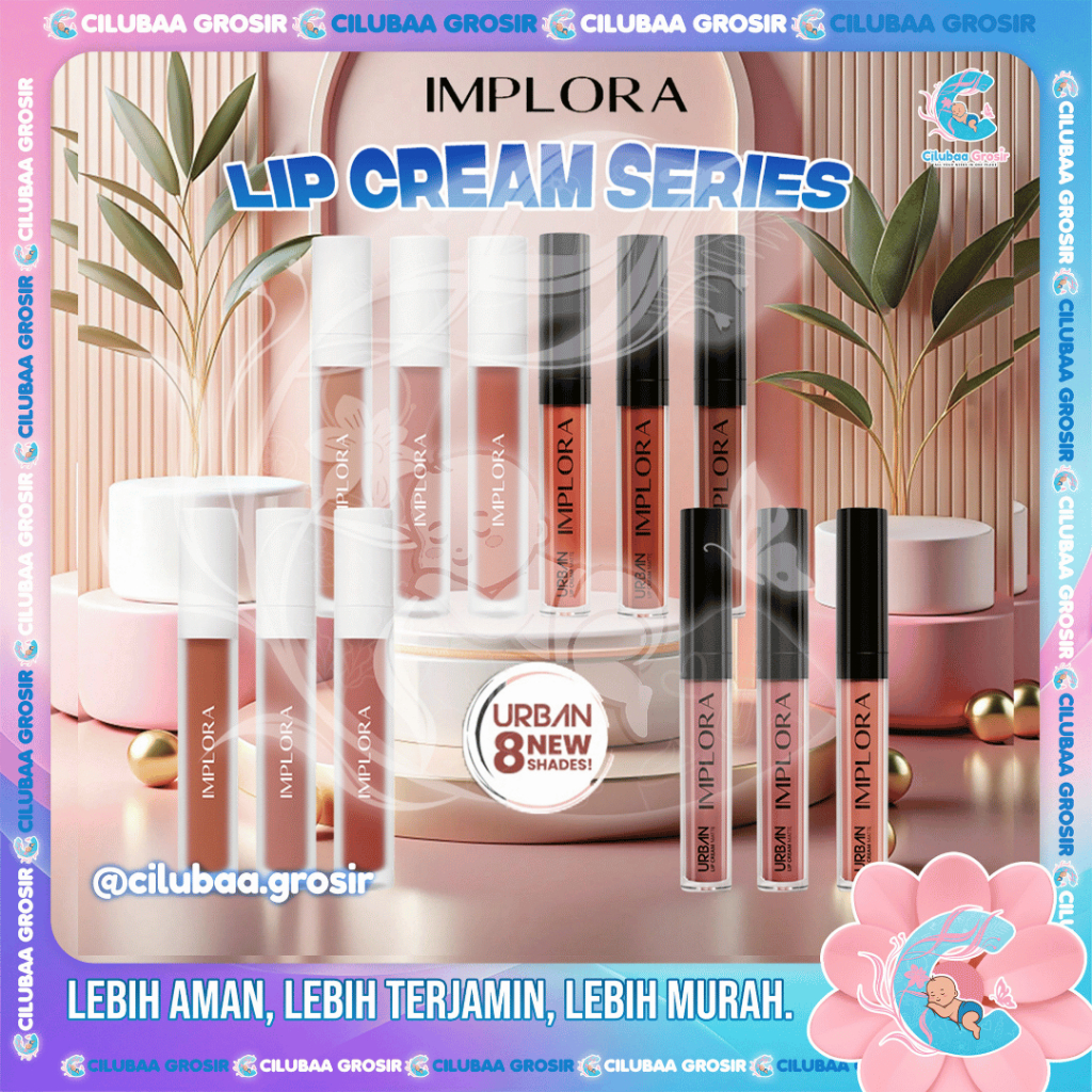IMPLORA Urban Matte Lip Cream Velvet || Implora Lip Cream Lipstick Urban Velvet
