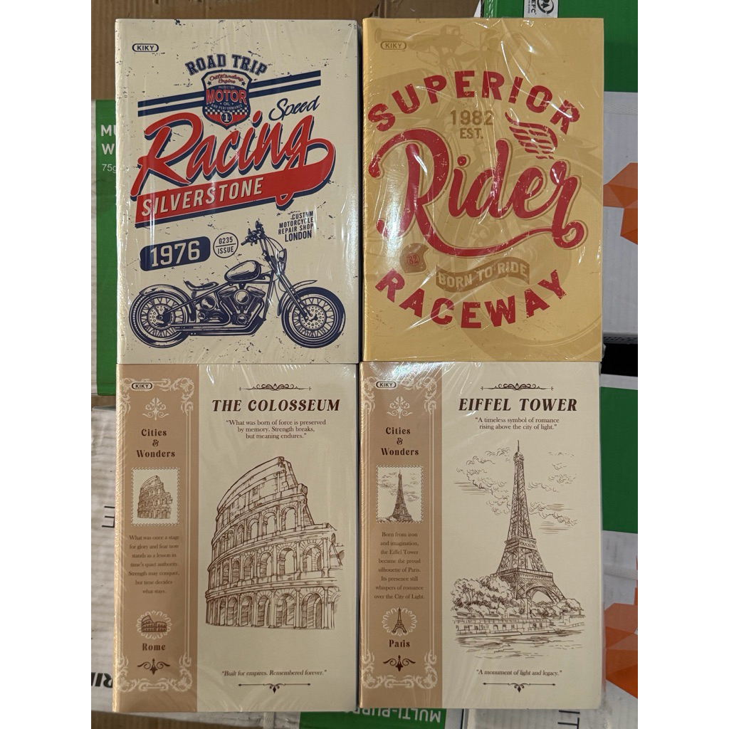 Buku Tulis BOXY KIKY Berwarna 50 lembar 1 pak (isi 10 buku) MURAH BAGUS / Ukuran Big Boss