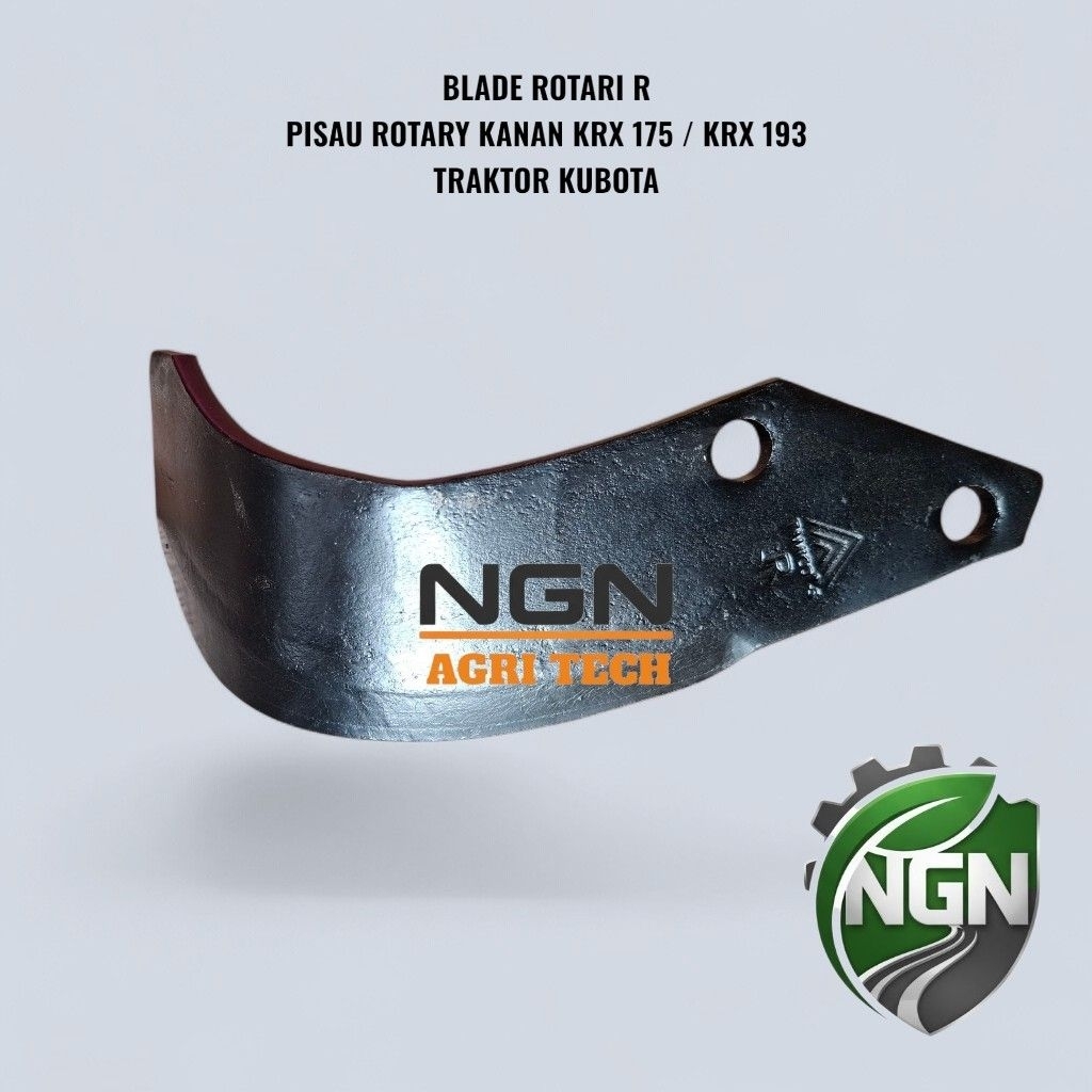 BLADE ROTARY R / PISAU ROTARI KANAN KRX 175 / KRX 193 TRAKTOR KUBOTA