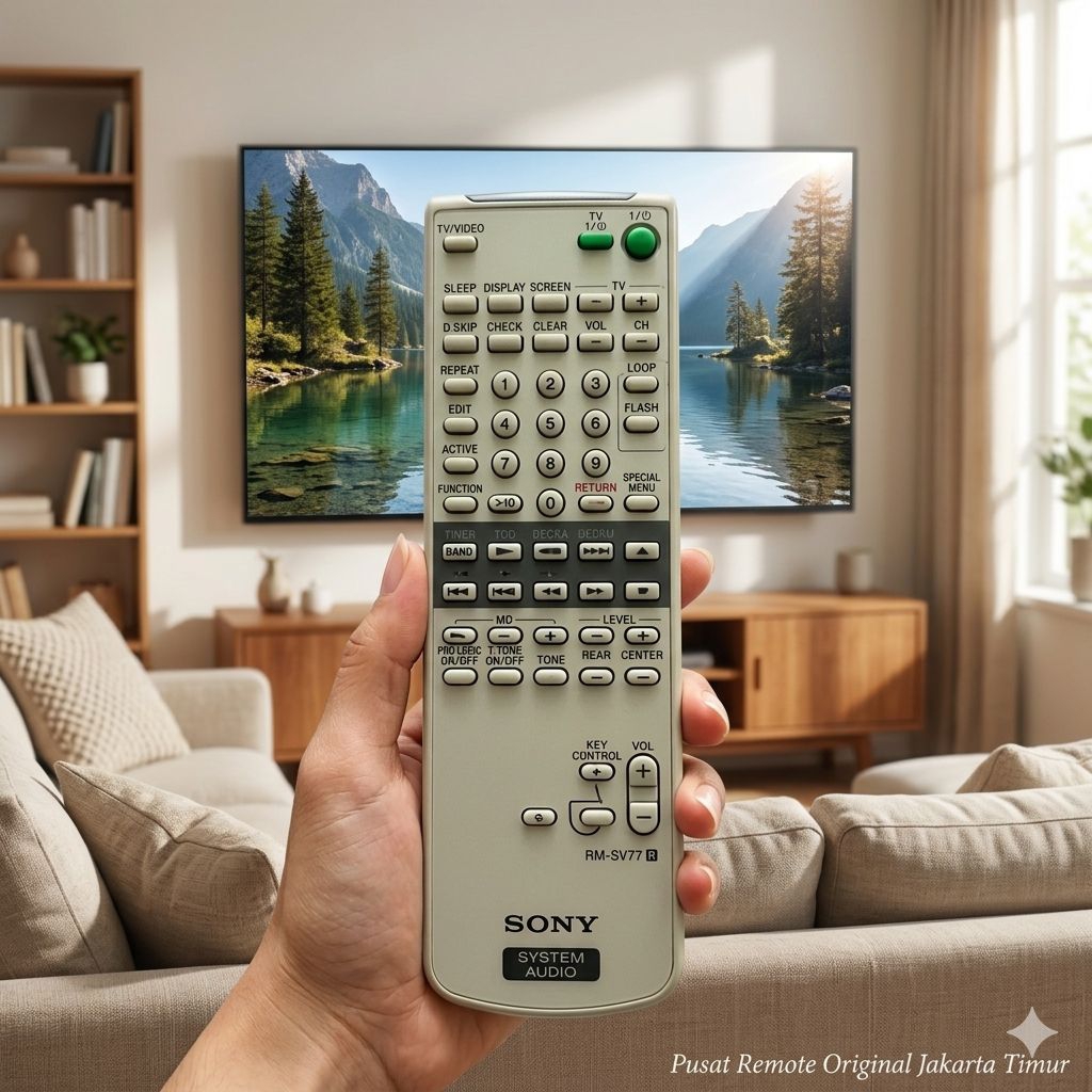 REMOTE REMOT SYSTEM AUDIO SONY RM-SV77 ORIGINAL