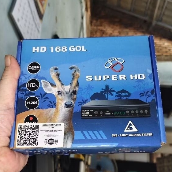 STB SUPER HD 168 GOL KIJANG ORIGINAL SETBOX SUPER JERNIH SUPER HD KIJANG SET TOP BOX SUPER HD KIJANG