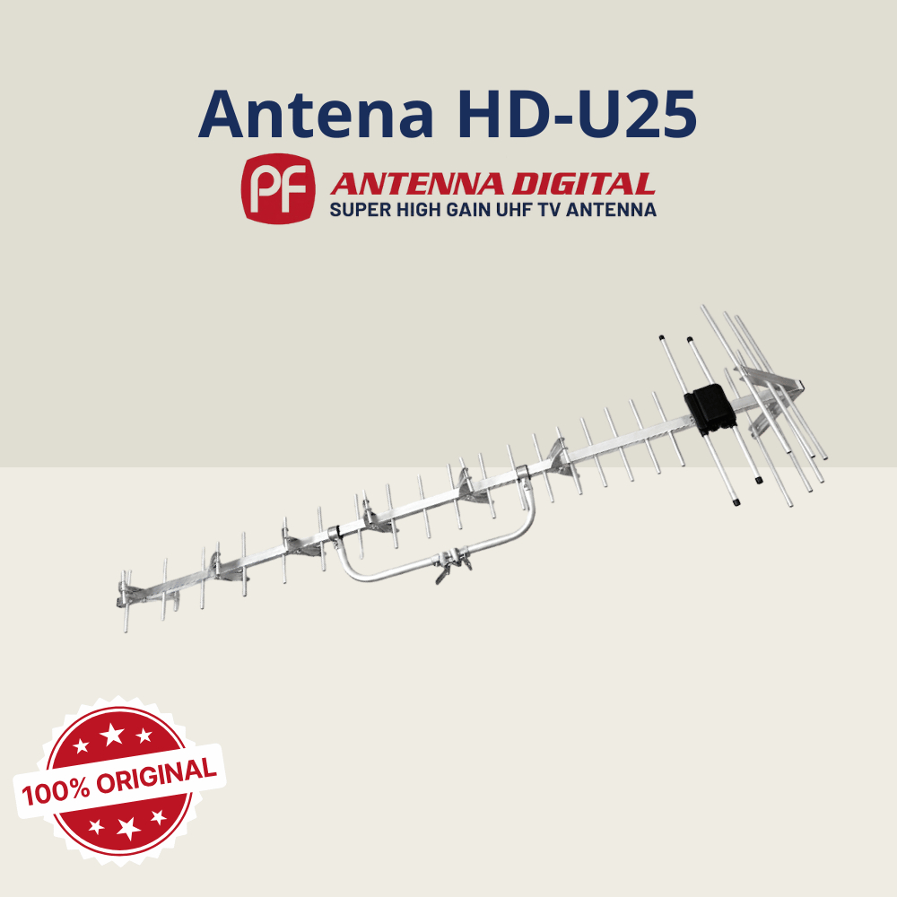 [ORIGINAL] Antena TV Digital PF HDU-25 Outdoor Alumunium Super Peka