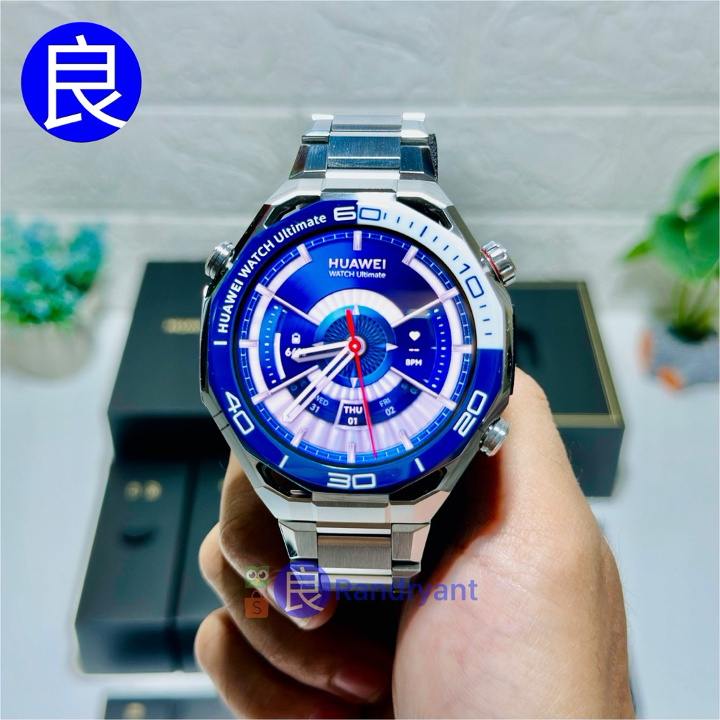 Huawei Watch Ultimate 2 Blue Garansi Resmi Indo Fullset Ori Mulus Bekas Second Indonesia Biru Watch 